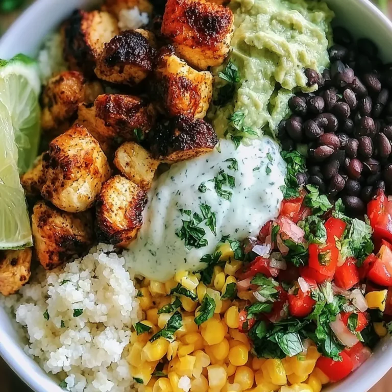 Bol de pollo al suroeste