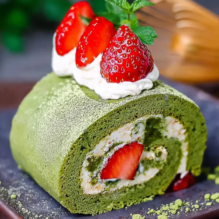Brazo de gitano de matcha