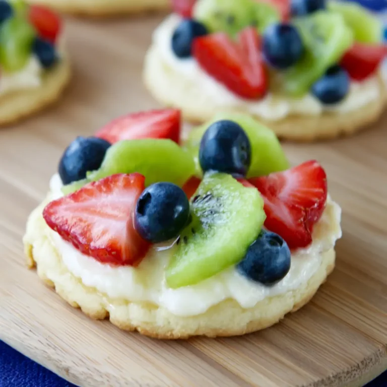 Mini pizza de frutas