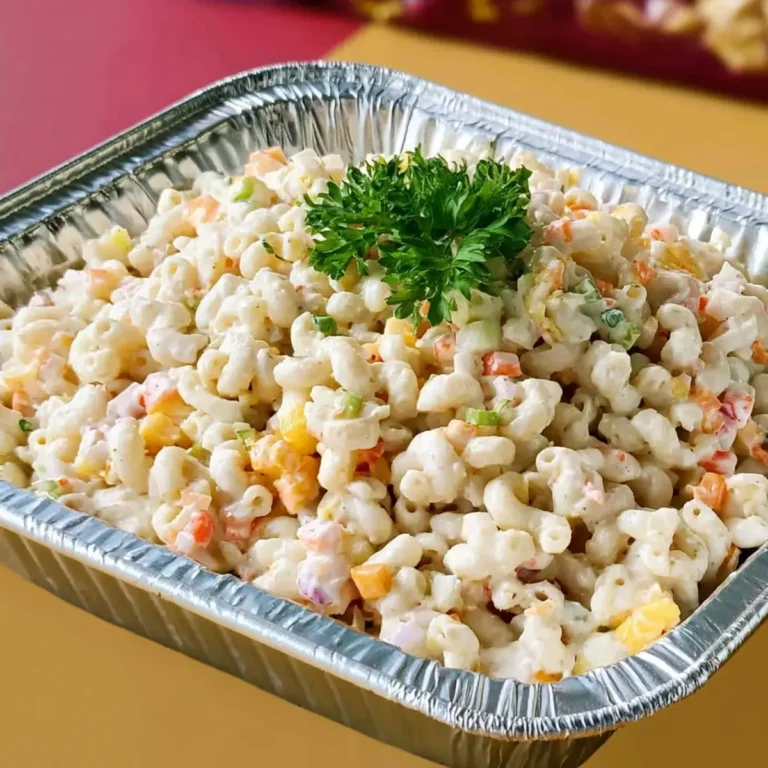 Ensalada de macarrones estilo Ono Hawaiian BBQ