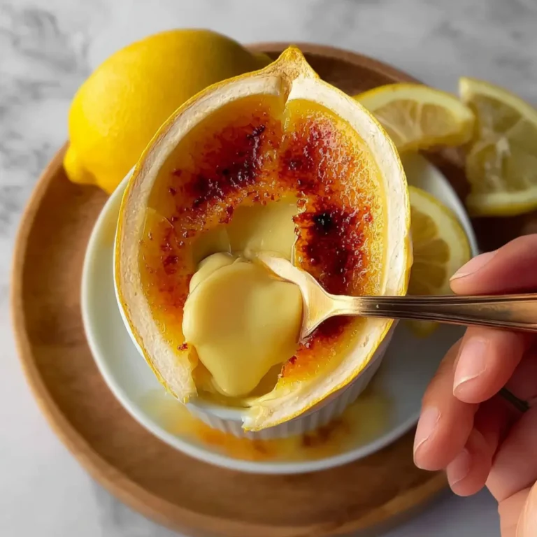 Posset brûlée de limón