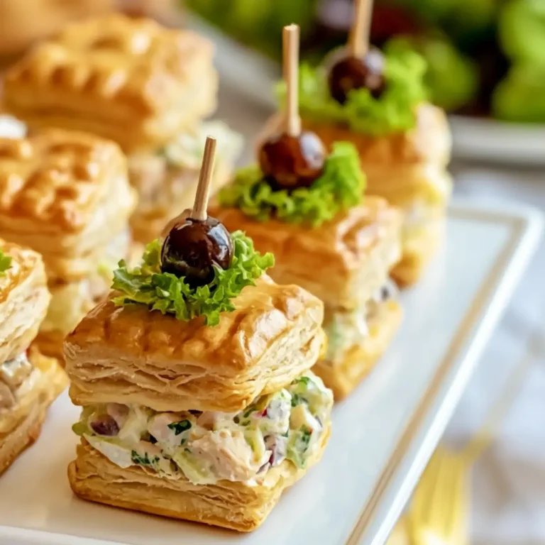 Bocados de ensalada de pollo