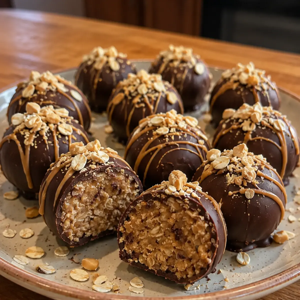 Bombones caseros de avena