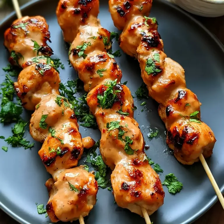 Brochetas de pollo Bang Bang