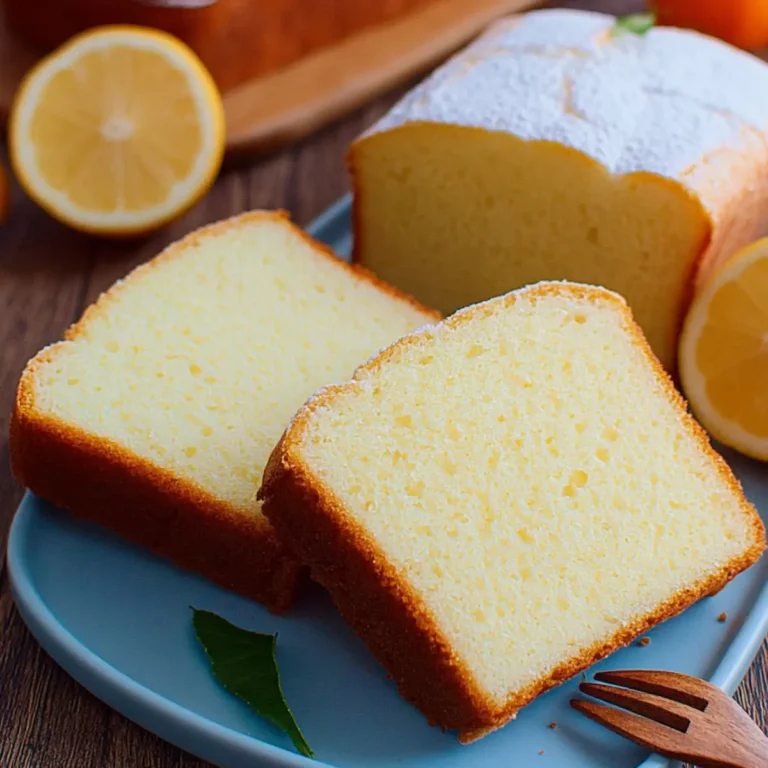 Budín de Limón Sin Gluten y Sin Azúcar