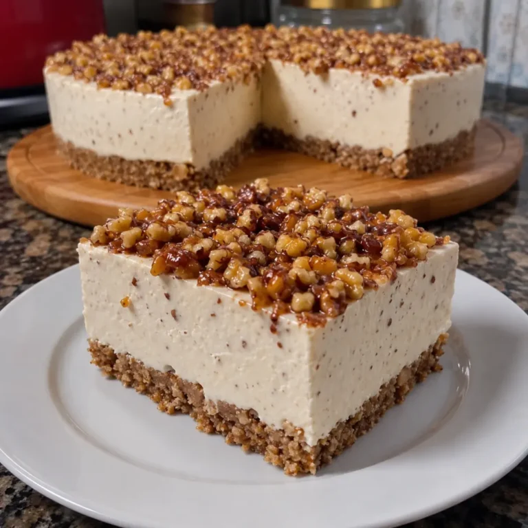 Cheesecake de Nuez Sin Horno