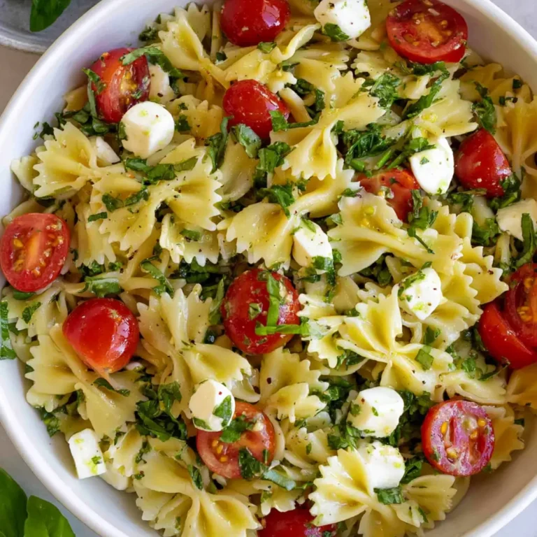 Ensalada de pasta farfalle