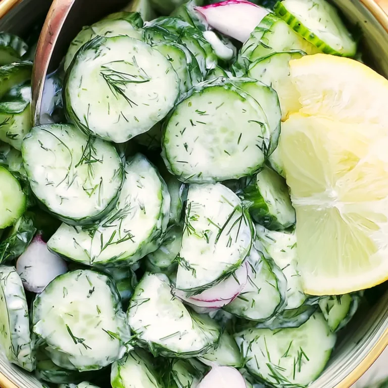 Ensalada de pepino y eneldo