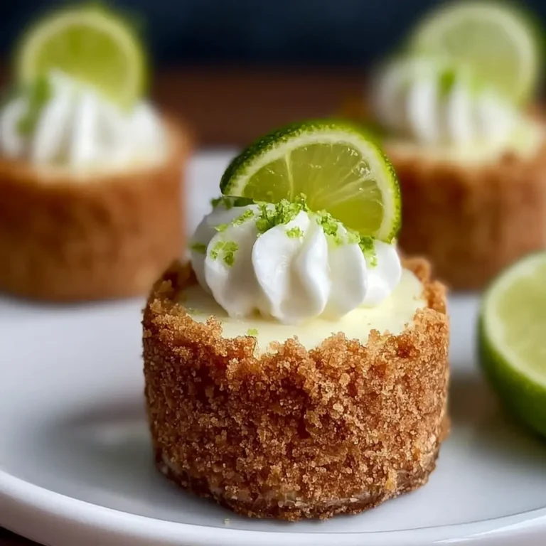 Mini tartas de lima sin horno