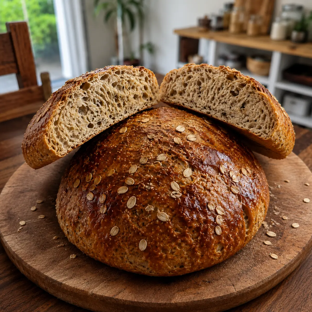 Pan de Avena y Chía Sin Harina