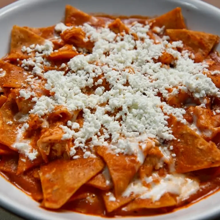 Receta de Chilaquiles rojos al fogón