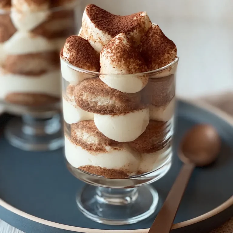 Tiramisú en vaso