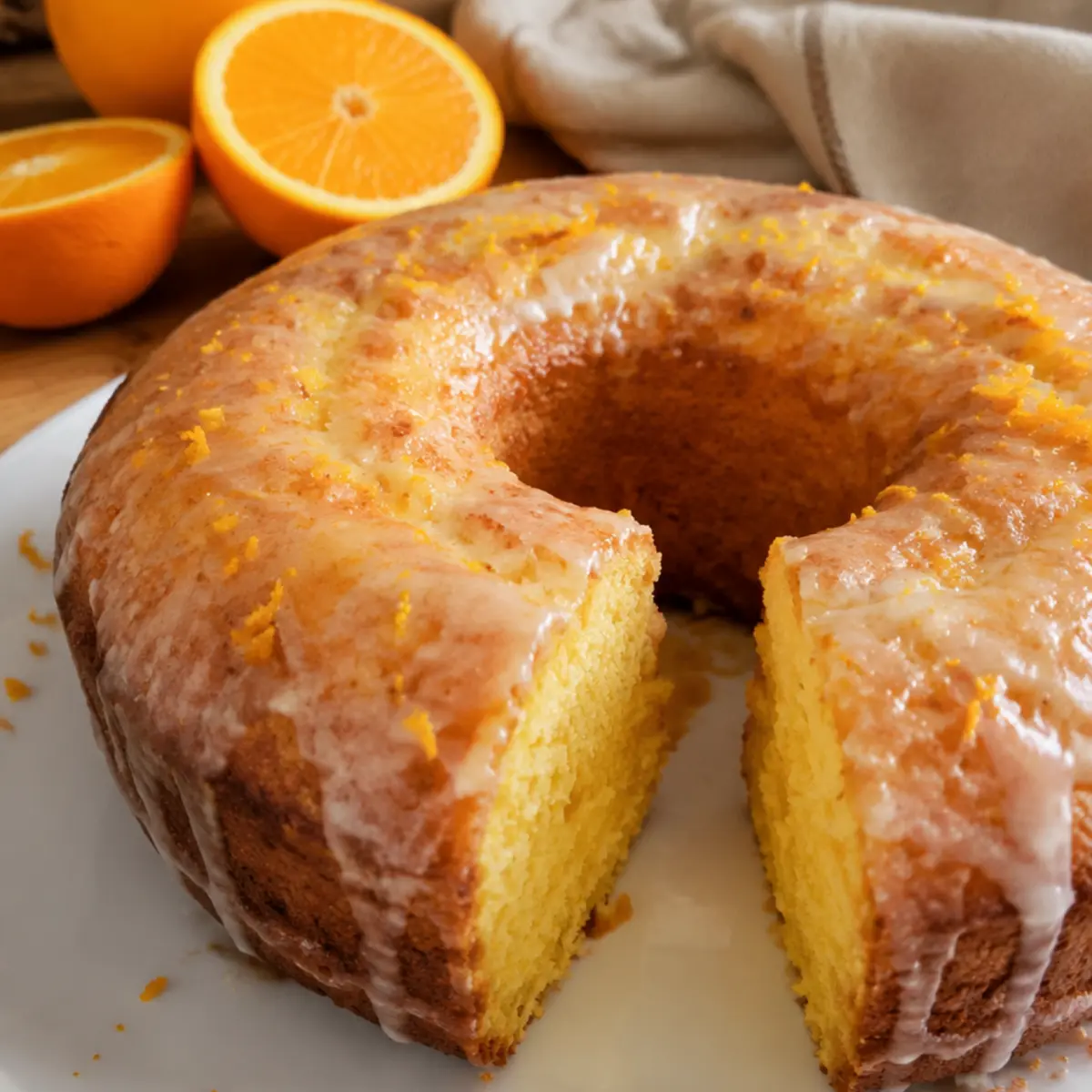 BUDÍN de NARANJA en LICUADORA