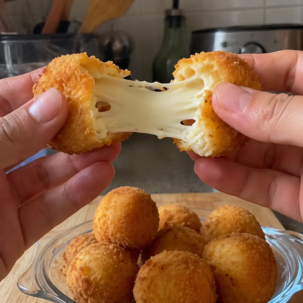 Bocaditos de mozzarella con solo 3 ingredientes