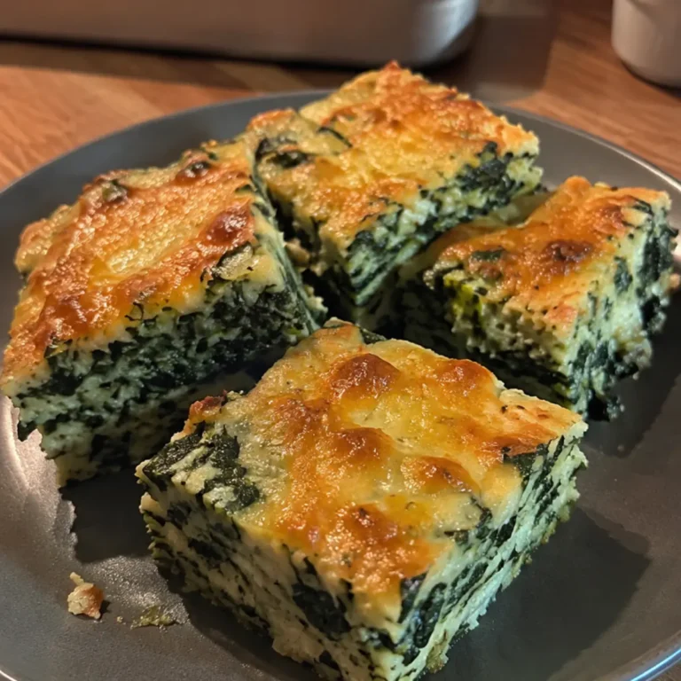 Cuadraditos de Acelga con Queso gratinado