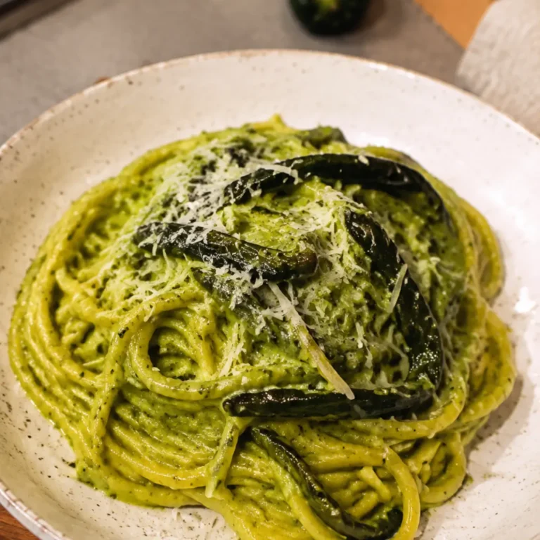 ESPAGUETI CON CHILE POBLANO