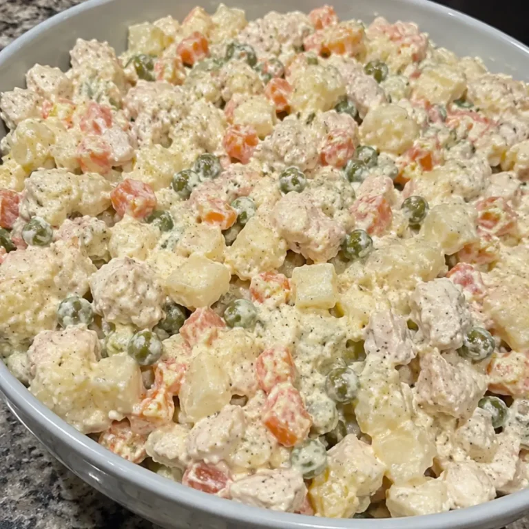 Ensalada Rusa con Pollo