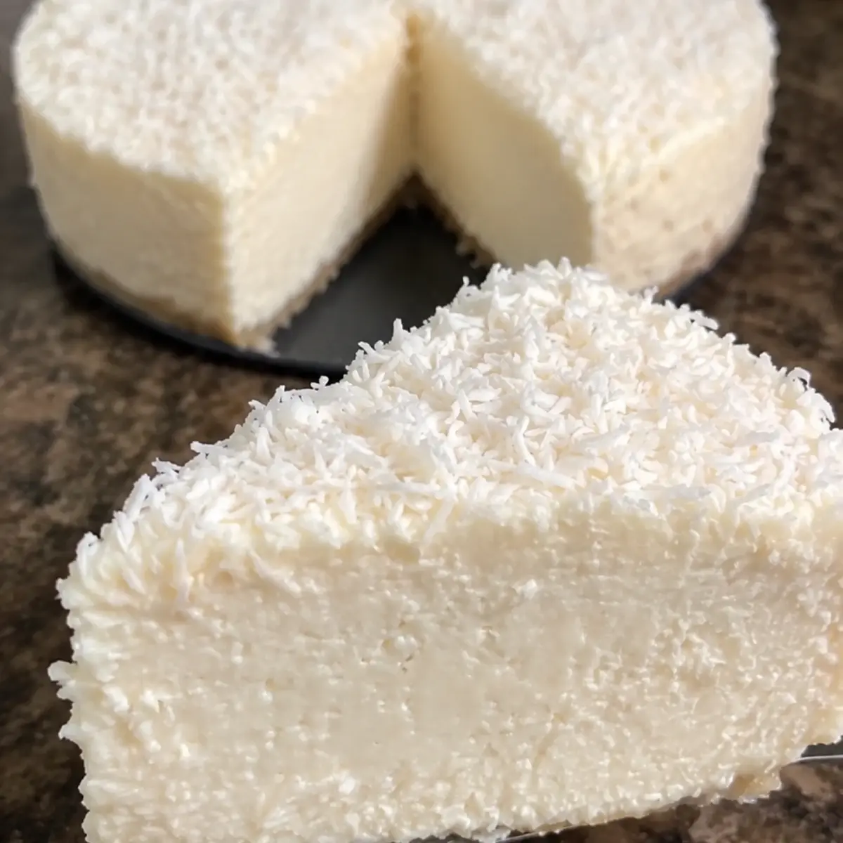 Este postre de coco queda extremadamente cremosito