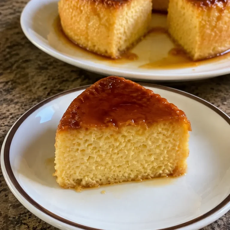 Flan de Elote con Queso Crema