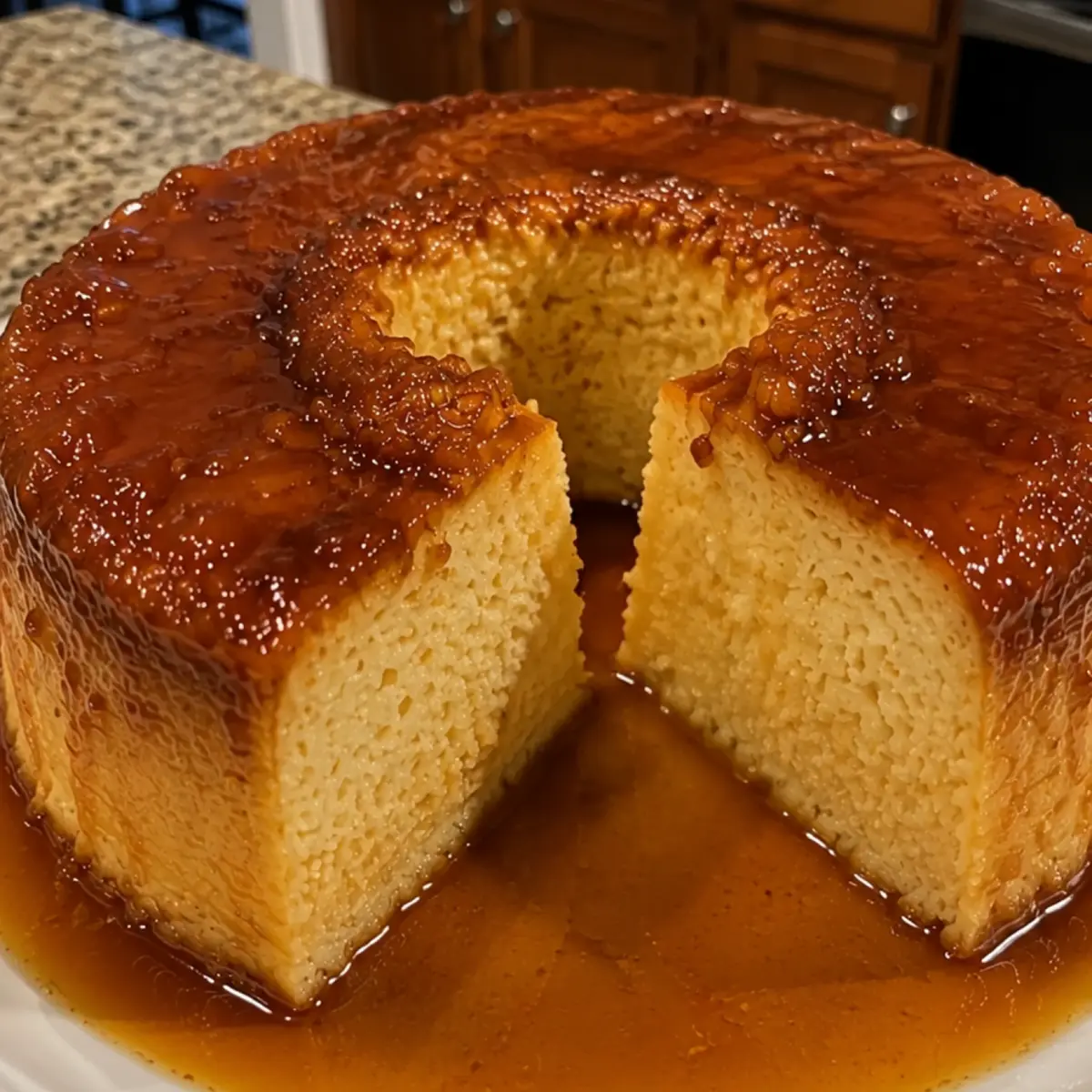 Flan de Maíz con Queso Crema