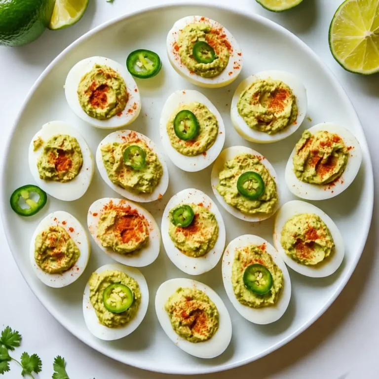 Huevos rellenos mexicanos