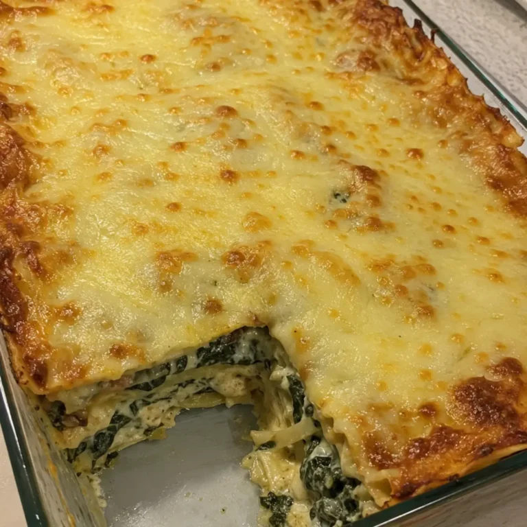 Lasaña de espinacas