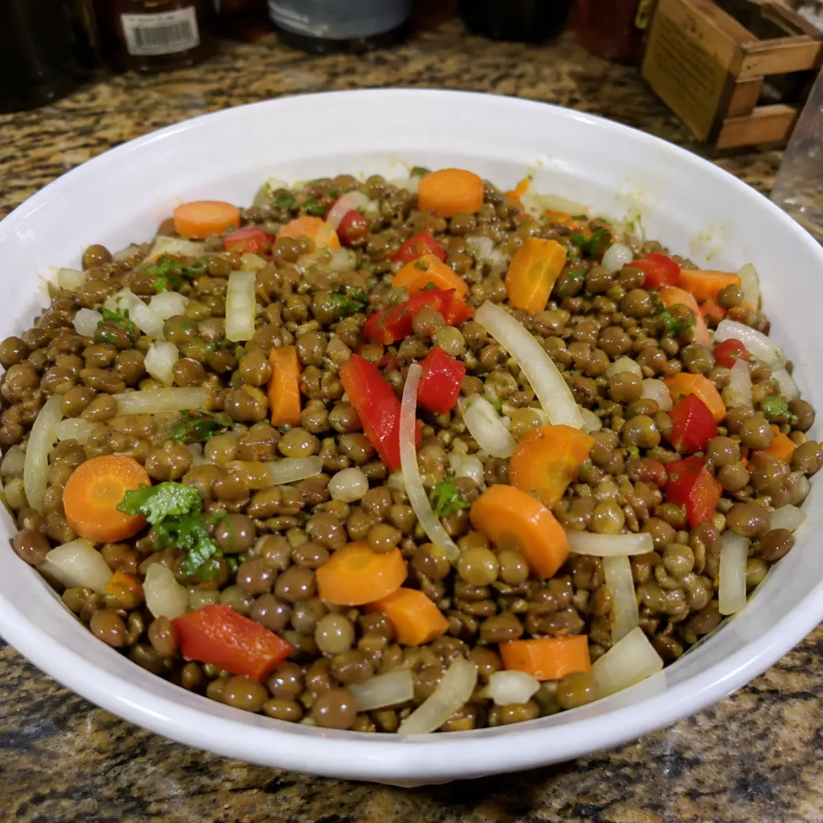 Lentejas al Escabeche fáciles y rendidoras