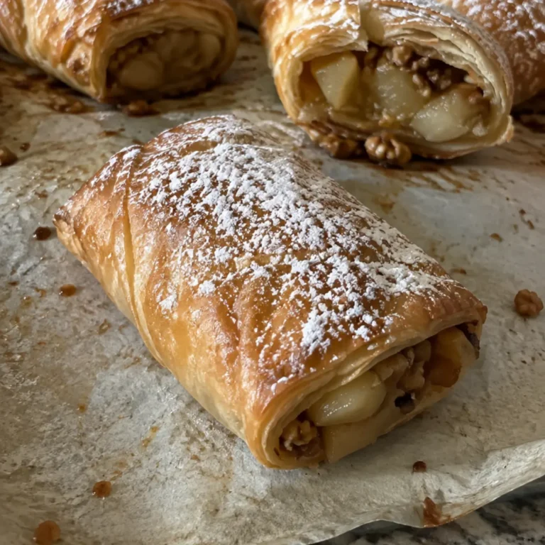 Mini Strudel de Pera y Nueces