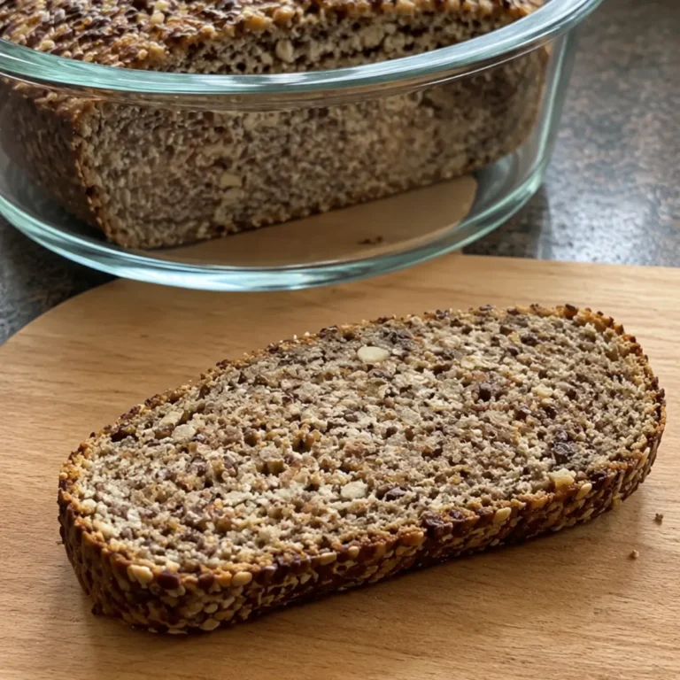 Pan de linaza y psyllium sin harina ni azúcar