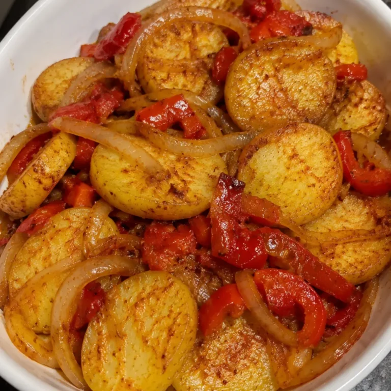 Papas Españolas con Cebolla y Morrón, fáciles y muy sabrosas