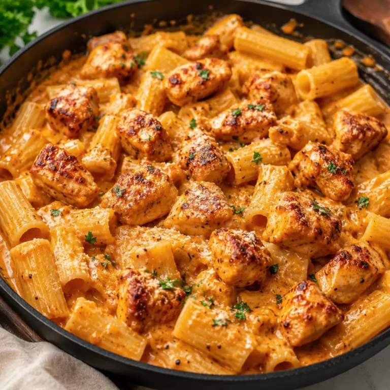 Pasta de pollo con mantequilla cowboy
