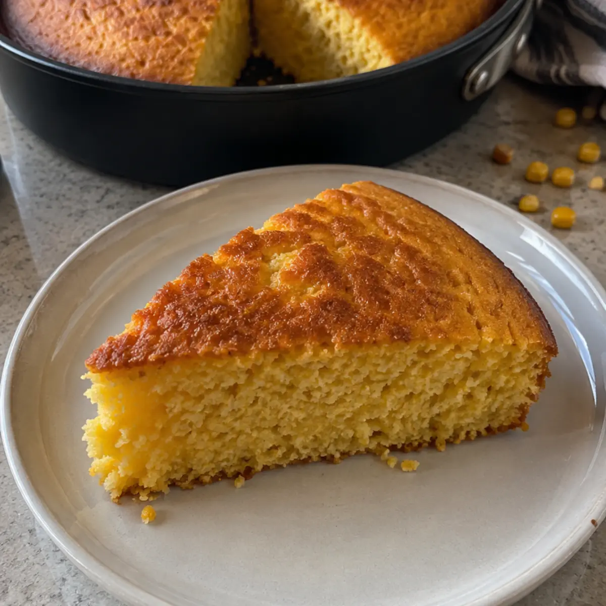 Pastel de Elote en Sartén