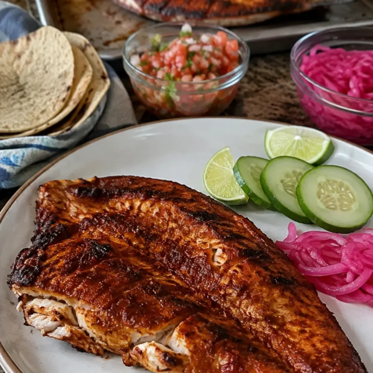 Pescado Zarandeado Casero