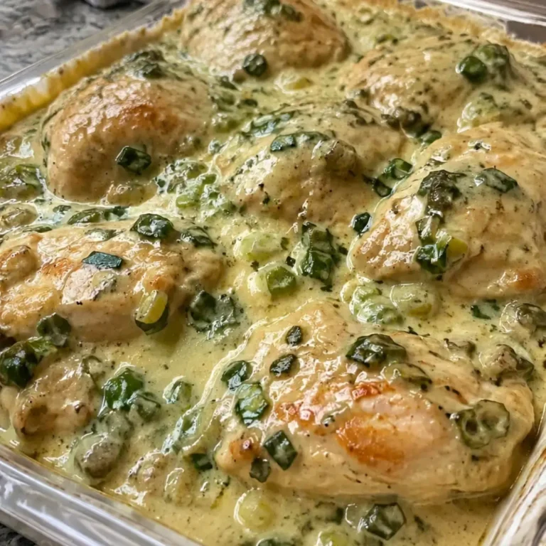 Pollo al Verdeo con Crema