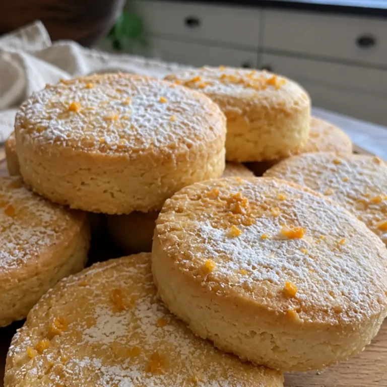 Polvorones de Naranja suaves y perfumados