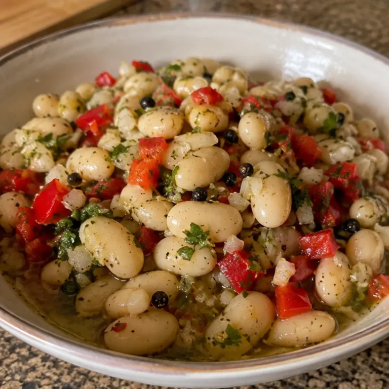 Porotos en escabeche