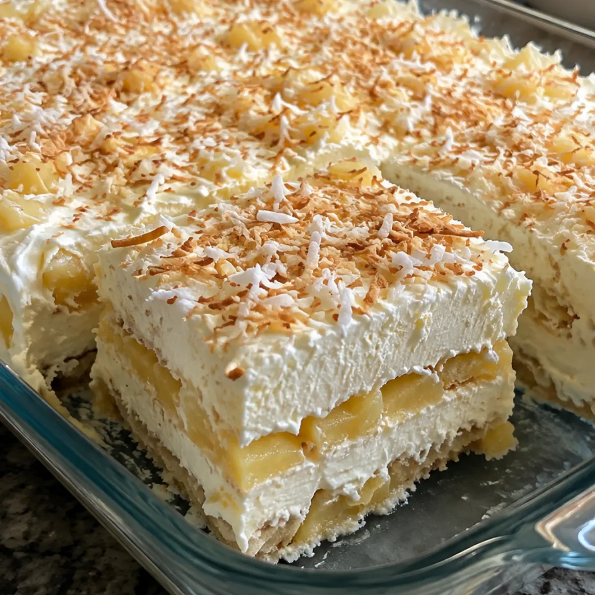 Postre de Ananá y Coco