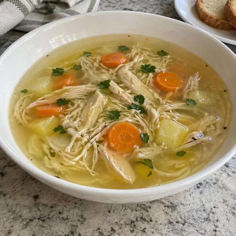 Sopa de Pollo con Verduras