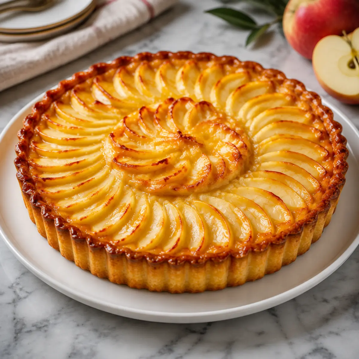 Tarta Antigua De Manzana