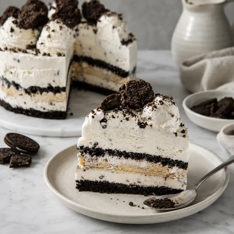 Tarta helada de cookies and cream