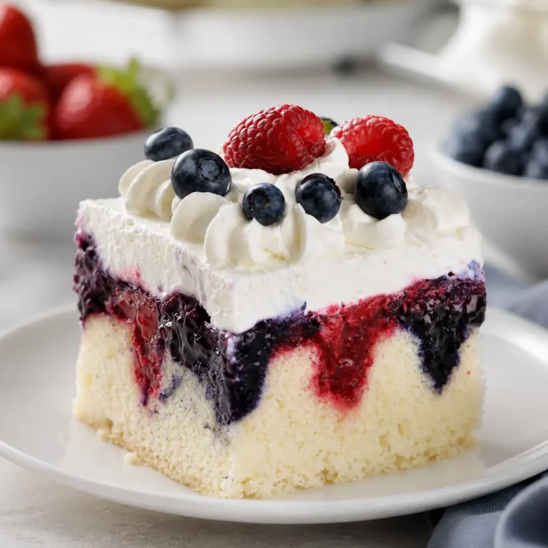 Tarta poke de frutos rojos de verano