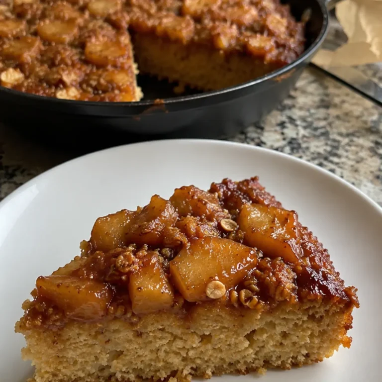 Torta de Avena y Manzana Sin horno
