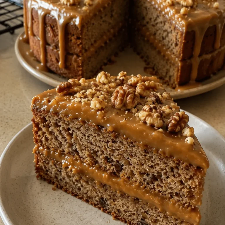 Torta de Nuez con Dulce de Leche