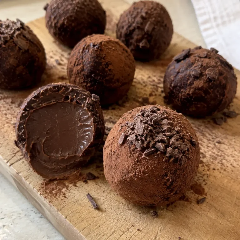 Trufas de café y chocolate