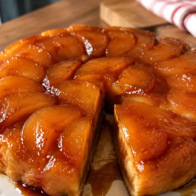 esta Tarta Tatin casera con una superficie irresistible