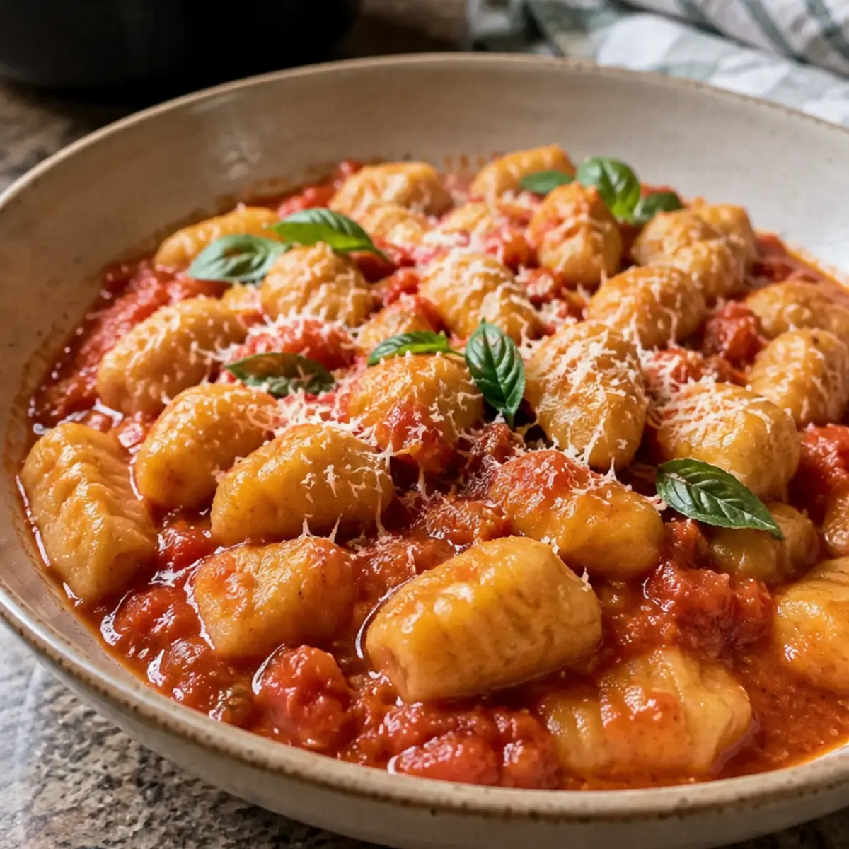 Ñoquis de garbanzos
