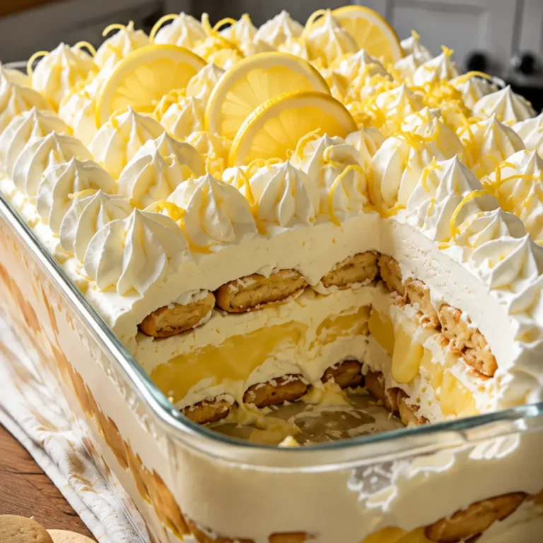 Cómo hacer Postre de Limón con Vainillas y Crema bien suave
