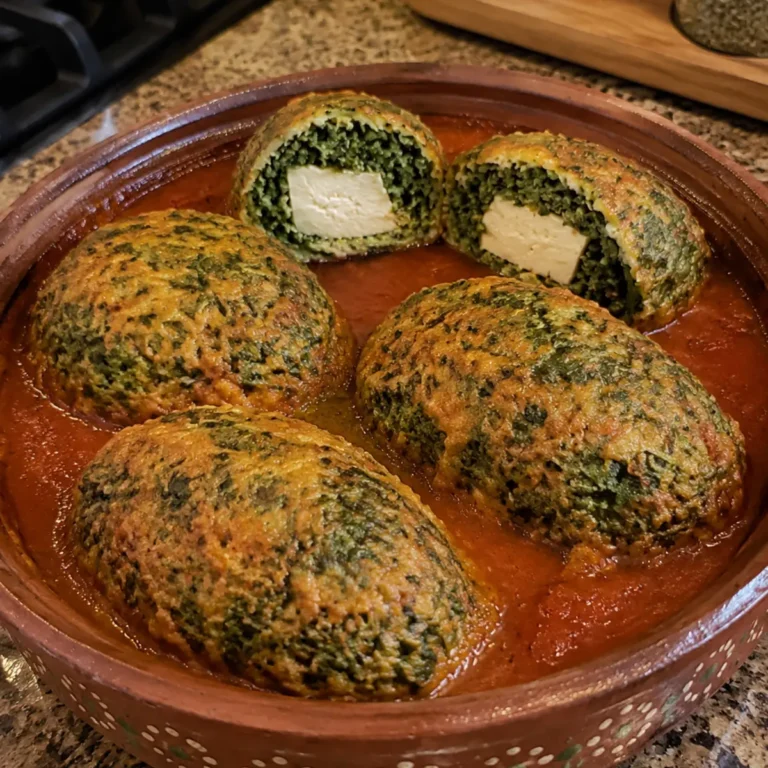 Huauzontles rellenos de queso